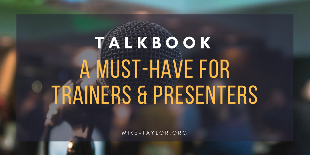 Talkbook: A Must-Have for Trainers and Presenters