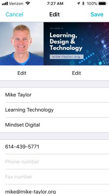 How to create a digital business card in haystack