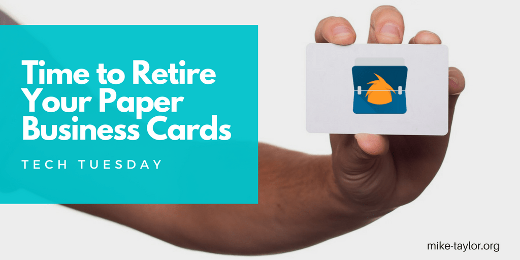 Time to retire your paper business cards Haystack app