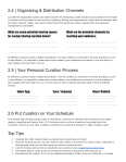 Worksheet: Creating Your Own Personal Curation Process