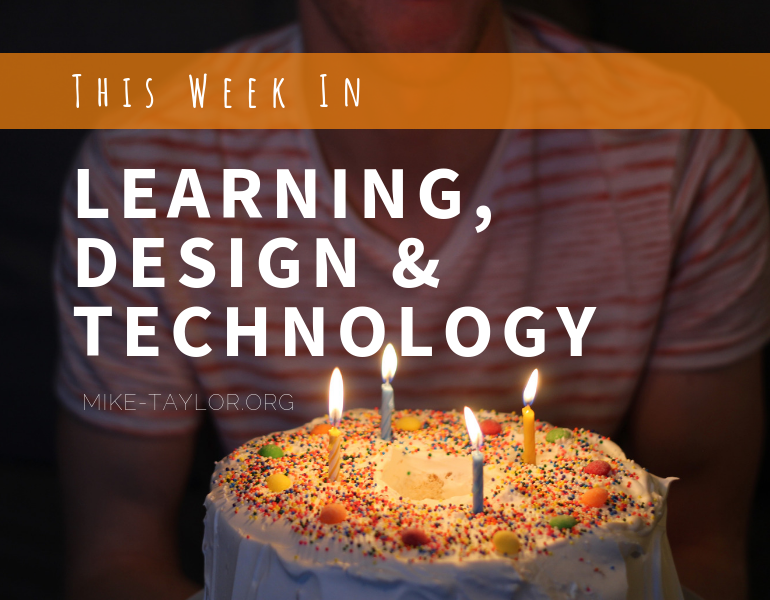 Friday Finds: The Best of Learning, Design & Technology | November 16, 2018