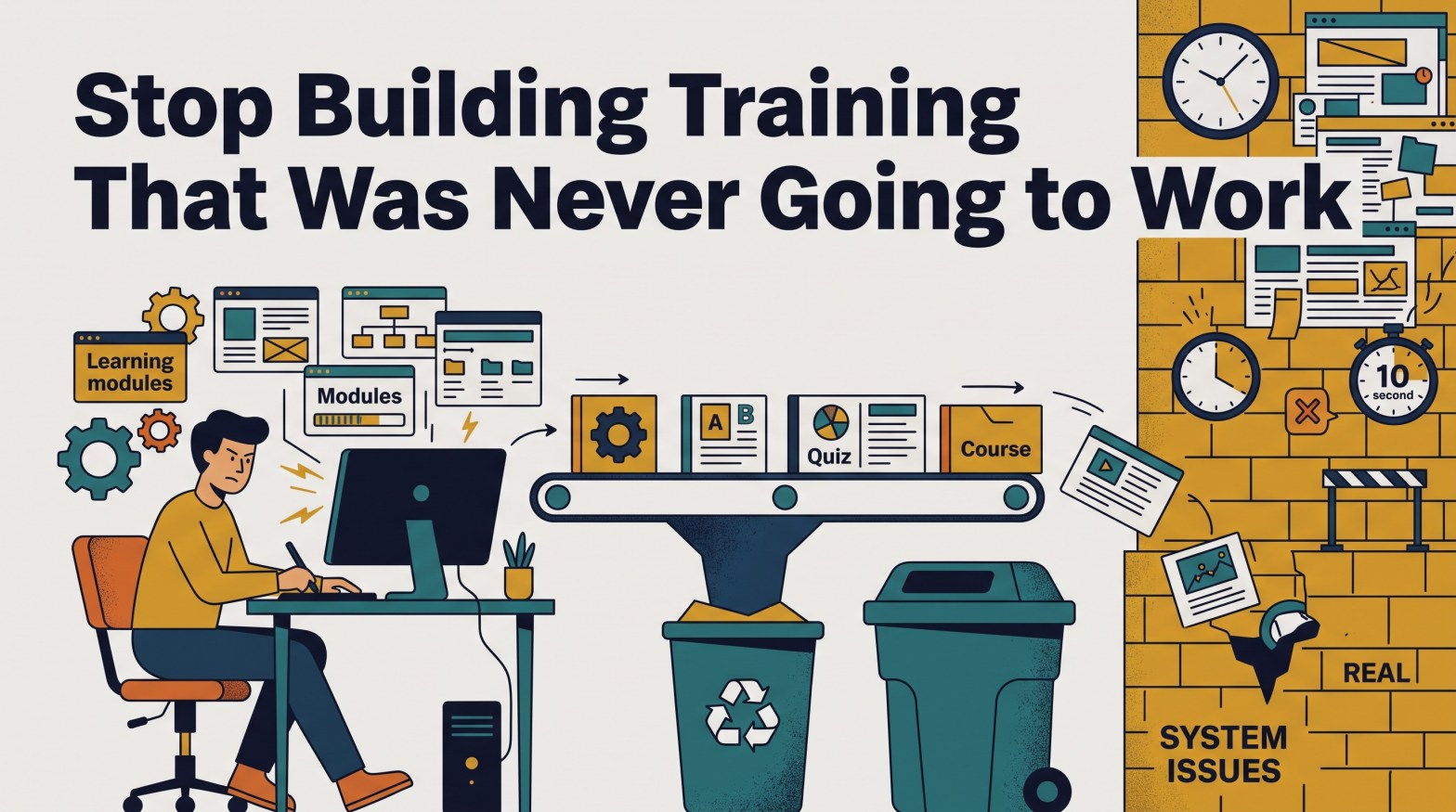 Stop Building Training That Was Never Going to Work